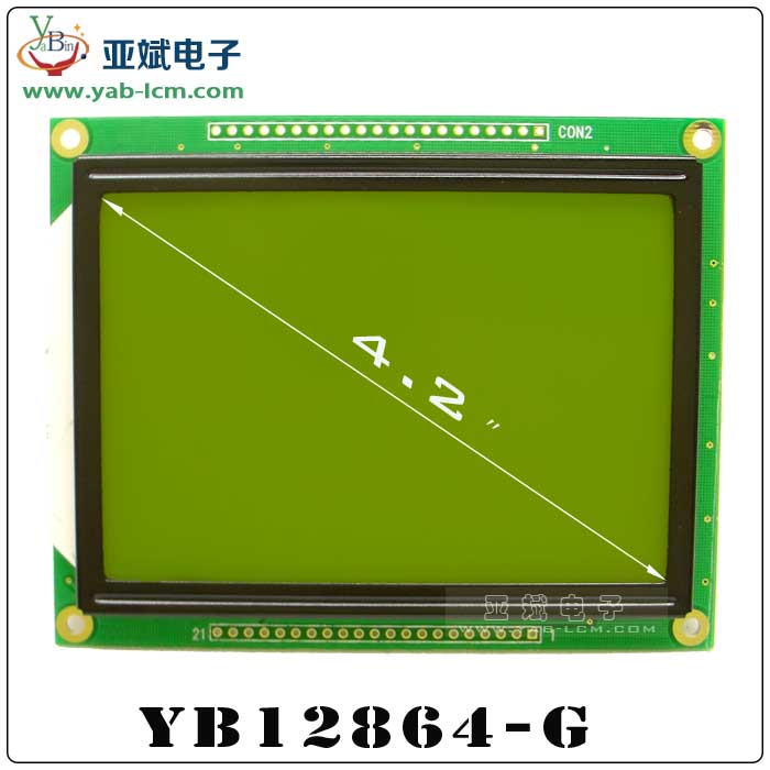 YB12864-G（YELLOW GREEN）