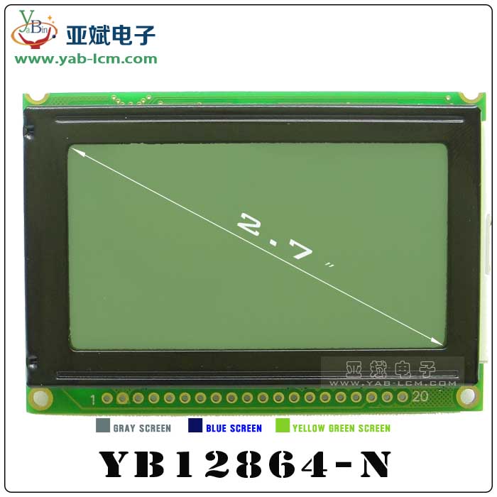 YB12864-N（White screen）