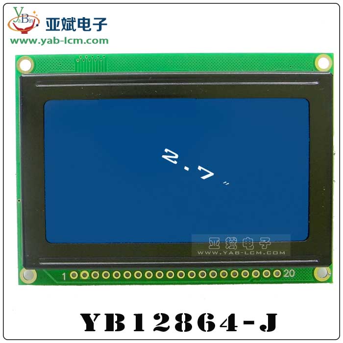 YB12864-J（Blue screen）