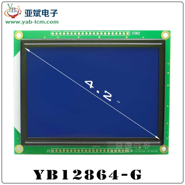 YB12864-G（Blue screen）
